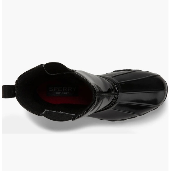 SPERRY Black Saltwater Chelsea Boot/Bootie  | NEW in BOX/NWT!!🖤✔️ - Picture 4 of 9